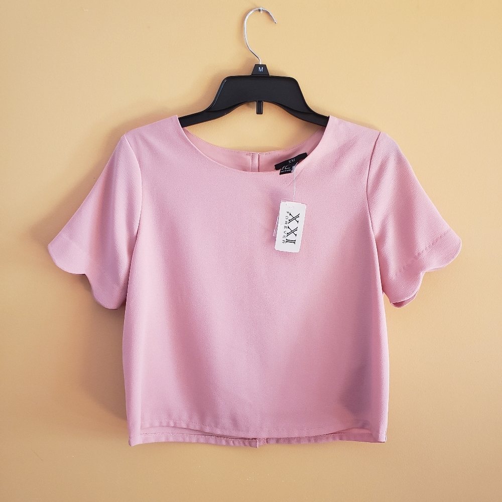 Forever 21 blouse with button up back